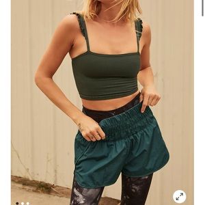 Free People high rise the way home shorts. Color stargazer in size medium